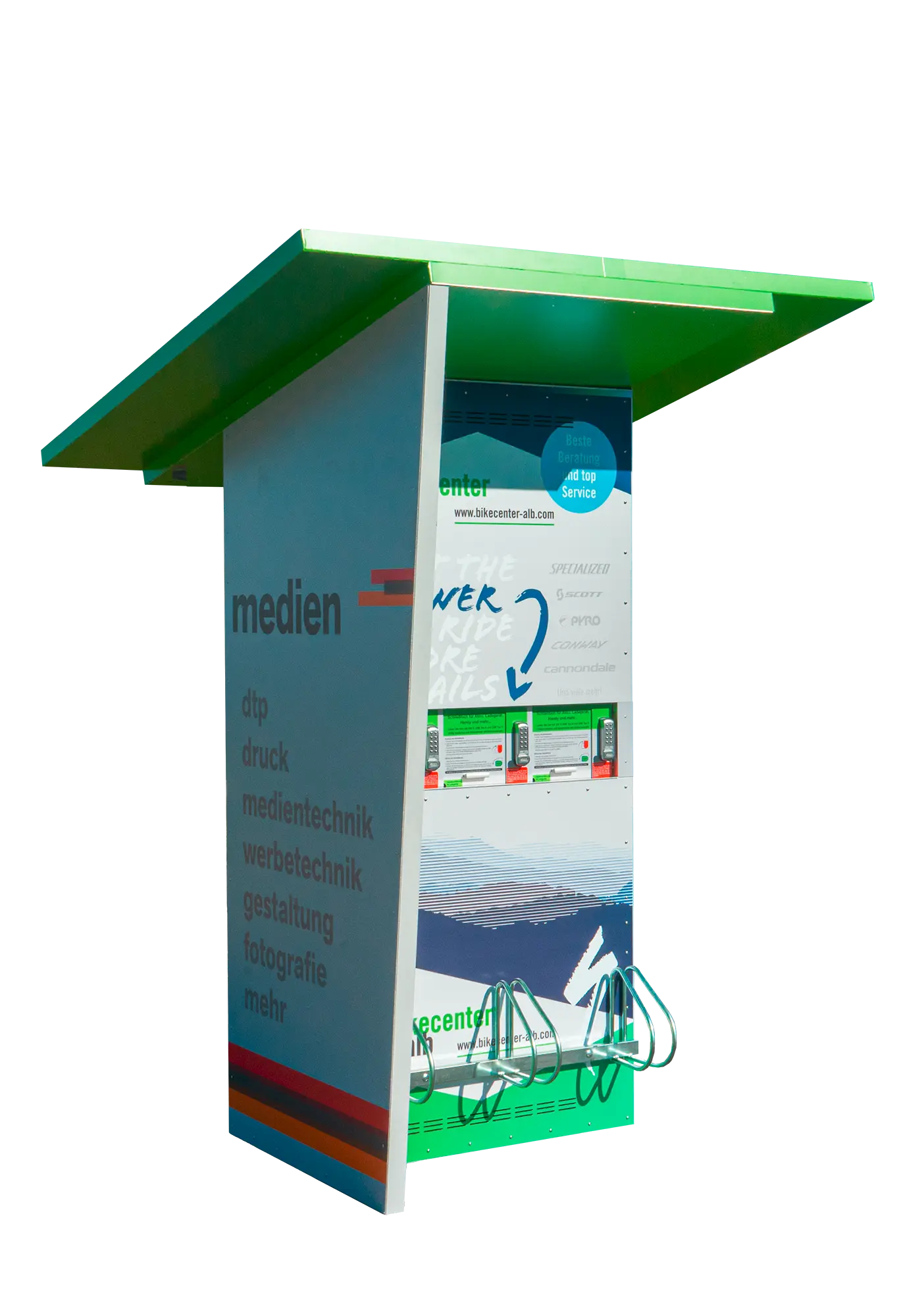 Ladestation seitlich